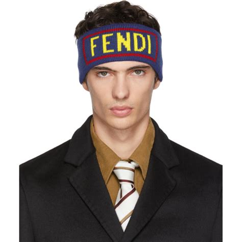 fendi headband blue|Fendi headband sale.